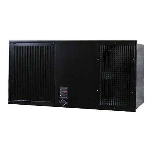 LA-800H-FM Flush Mount HEPA Filtering Smoke Eater -  Black
