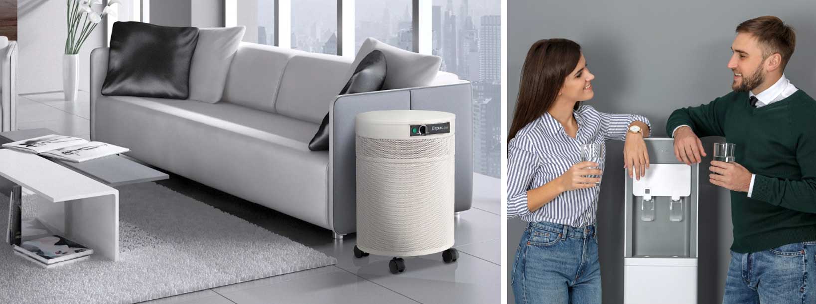 indoor air and water filtration systems
