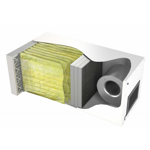 CleanLeaf CL2500-C30 Air Filtration System for Tobacco Smoke & Odors, including Marijuana Dispensaries and Grow Rooms - Inside Unit
