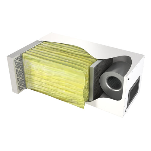 CleanLeaf CL2500-C10 Air Filtration System for Grow Rooms - Inside Unit
